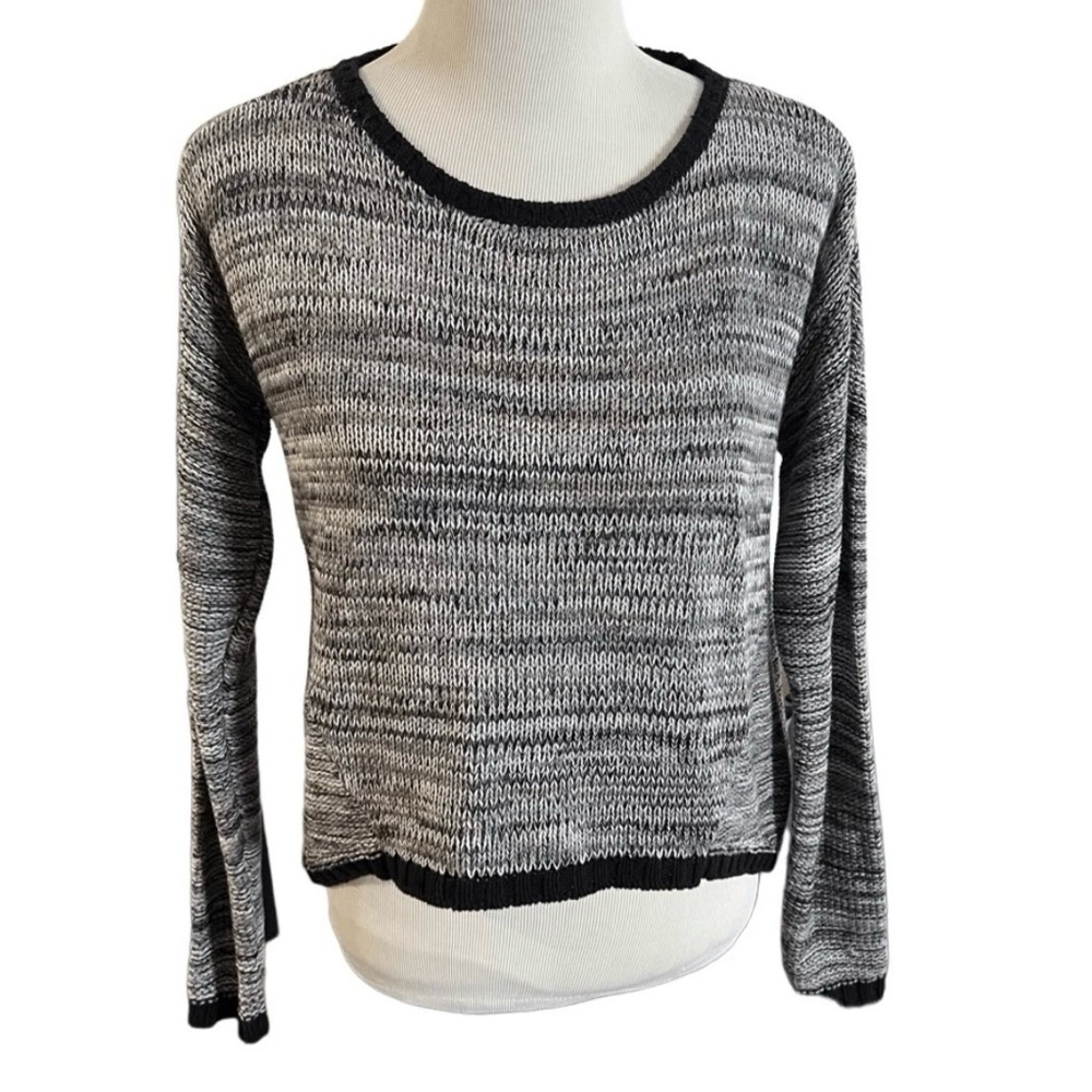 The Michael Stars relaxed fit grey high-low sweater in size XS/S